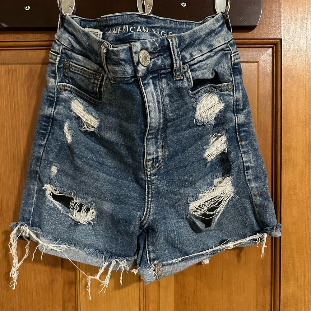 Super stretchy high rise shorts